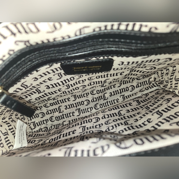 Juicy Couture Black and Grey Monogram Shoulder Bag/Crossbody - Picture 7 of 11